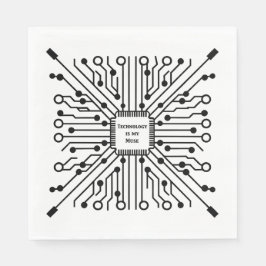 Guardanapo De Papel Tecnologia é o meu uso