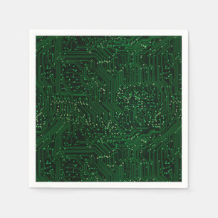 Guardanapo De Papel Tecnologias de chip de alta tecnologia verdes
