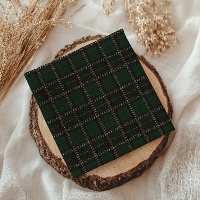 Guardanapo De Papel Teddy Bear Green Tartan Baby Shower  (teddy bear napkins, green tartan baby shower, preppy baby shower, polo bear theme, classic baby show)