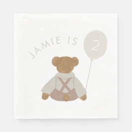 Guardanapo De Papel Teddy Bear Picnic Baby Birday