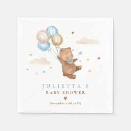 Guardanapo De Papel Teddy Bear Podemos Antear O Chá de fraldas De Espe