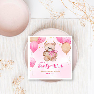 Guardanapo De Papel Teddy chá de fraldas napkins