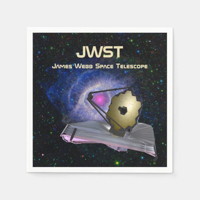 Guardanapo De Papel Telescópio espacial James Webb JWST (Frente)
