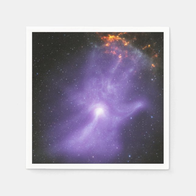 Guardanapo De Papel Telescópios de raios X - Mão Cosmica Fantástica (Frente)
