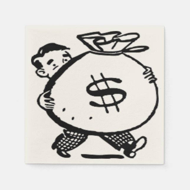 GUARDANAPO DE PAPEL TEM DINHEIRO? (Frente)