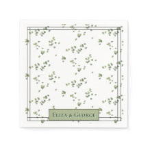 Tema da Floresta Verde Tudo em Um Convite de casam