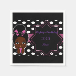 Guardanapo De Papel Tema da Garota de Vidro