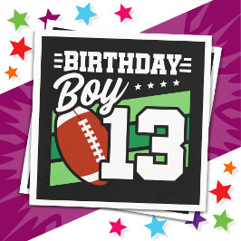 Guardanapo De Papel Tema de 13 de aniversário de 13 anos do partido de