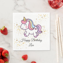 tema de aniversário unicorn