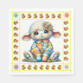 Guardanapo De Papel Tema De Bebês preciosos - Convite