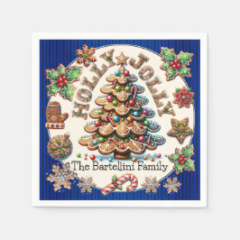 Guardanapo De Papel Tema de Biscoitos de Gingerpão de precioso