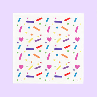 Guardanapo De Papel Tema de Festa de aniversário de borrifagem doce