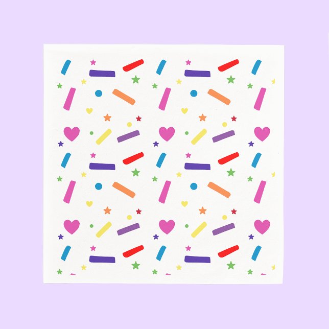 Guardanapo De Papel Tema de Festa de aniversário de borrifagem doce (Criador carregado)