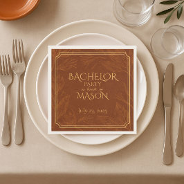 Guardanapo De Papel Tema de Festa de Despedida de Solteiro com Bar de 