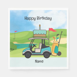 Guardanapo De Papel Tema de Golf Birthday para o Partido de Golfe Infa