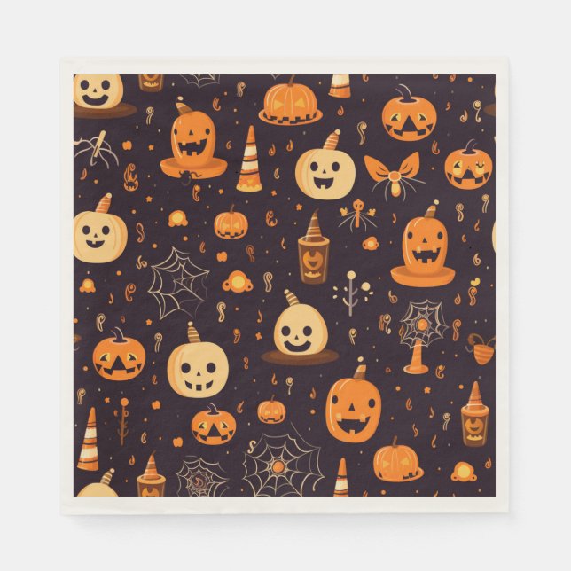 Guardanapo De Papel Tema de Halloween (Frente)