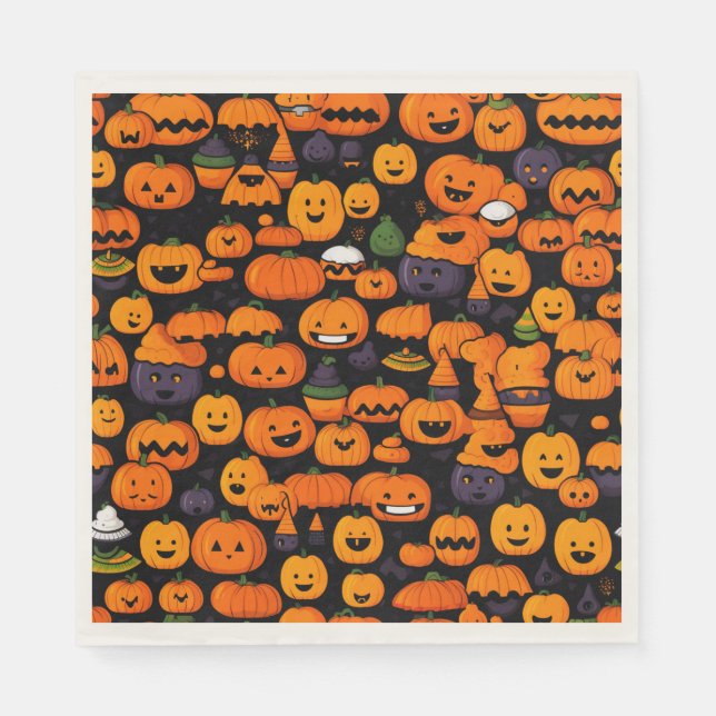 Guardanapo De Papel Tema de Halloween (Frente)