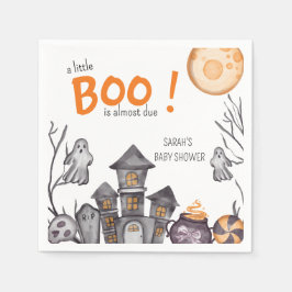 Guardanapo De Papel Tema de Queda de Chá de fraldas do Halloween da Ca