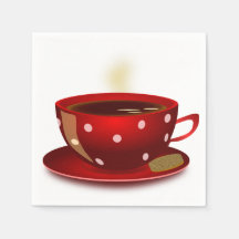 Tema do café Napkins