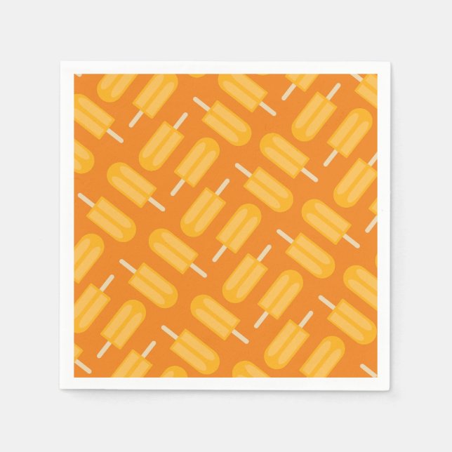 Guardanapo De Papel Tema do Partido do primeiro aniversario de Verão e (Frente)