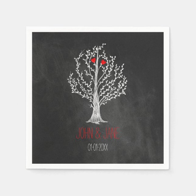 Guardanapo De Papel Tema do quadro (Frente)