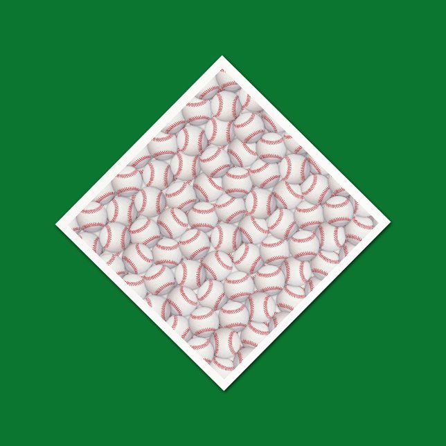 Guardanapo De Papel Tema Esportivo Papel Baseball Napkins (Criador carregado)