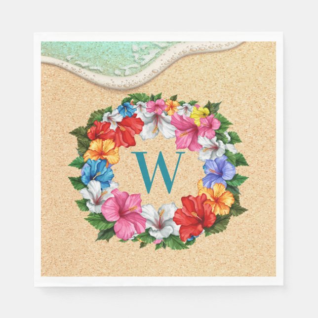 Guardanapo De Papel Tema LUAU (Frente)