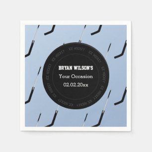 Guardanapo De Papel Tema personalizado do Hóquei no Gelo