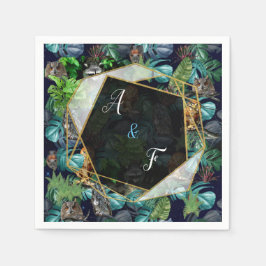 Guardanapo De Papel Temas de celebração de festas ao vivo da noite