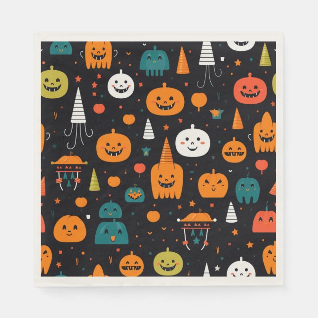 Guardanapo De Papel Temática de Halloween (Frente)