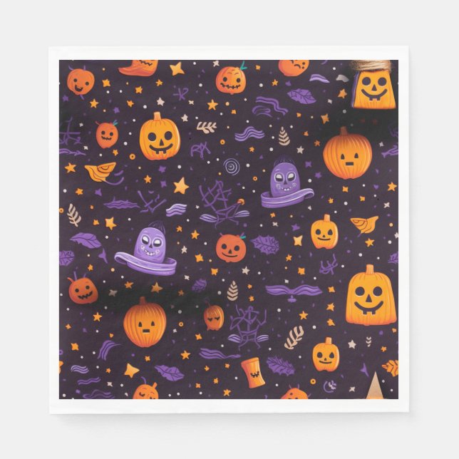 Guardanapo De Papel Temática de Halloween (Frente)
