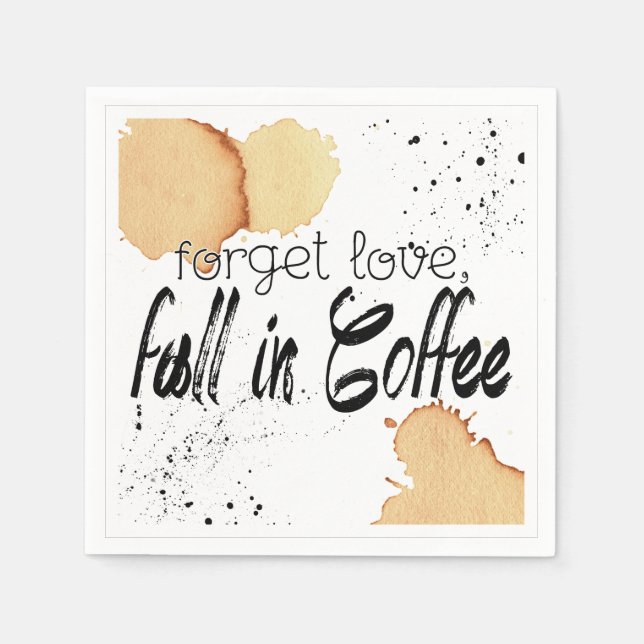 Guardanapo de Papel Temático de Café (Frente)