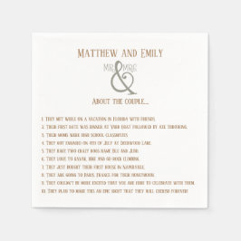 Guardanapo De Papel Tendência Fatos de Casal Inspirividade Casamento N