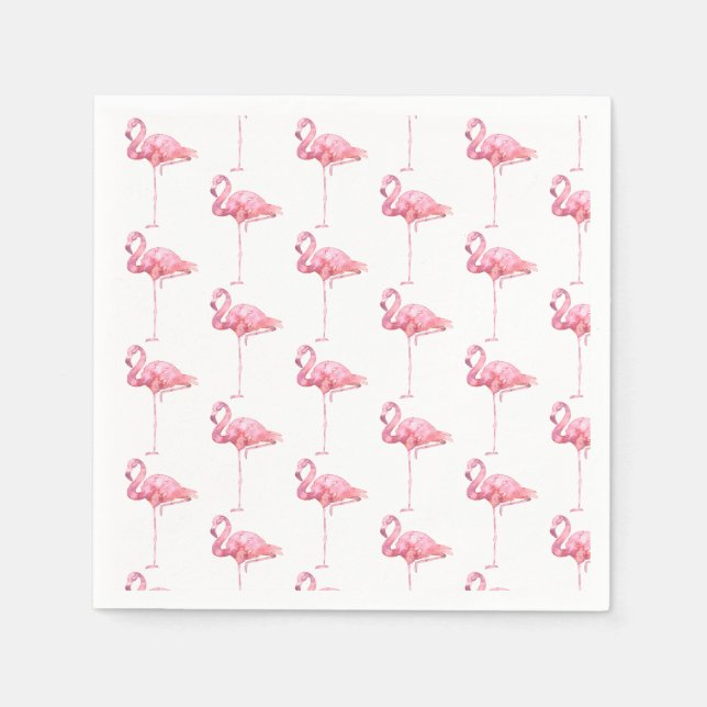 Guardanapo De Papel Tender Flamingo Series Design 1 (Frente)