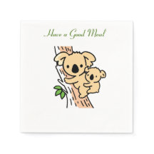 Tenha uma Boa Refeição, Urso Coala Fofo com Bebê