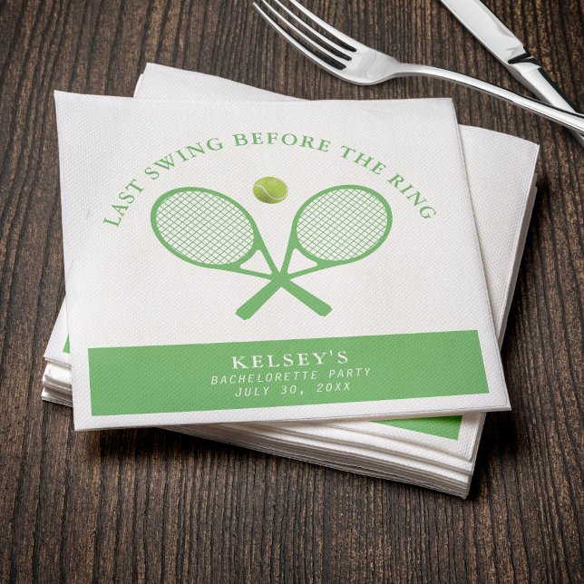 Guardanapo De Papel Tênis Bachelorette Última Balança Antes do Anel (Criador carregado)