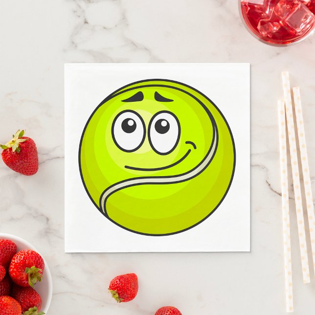 Guardanapo De Papel Tênis Ball Face (Criador carregado)