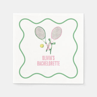Guardanapo De Papel Tennis preppy bachelorette