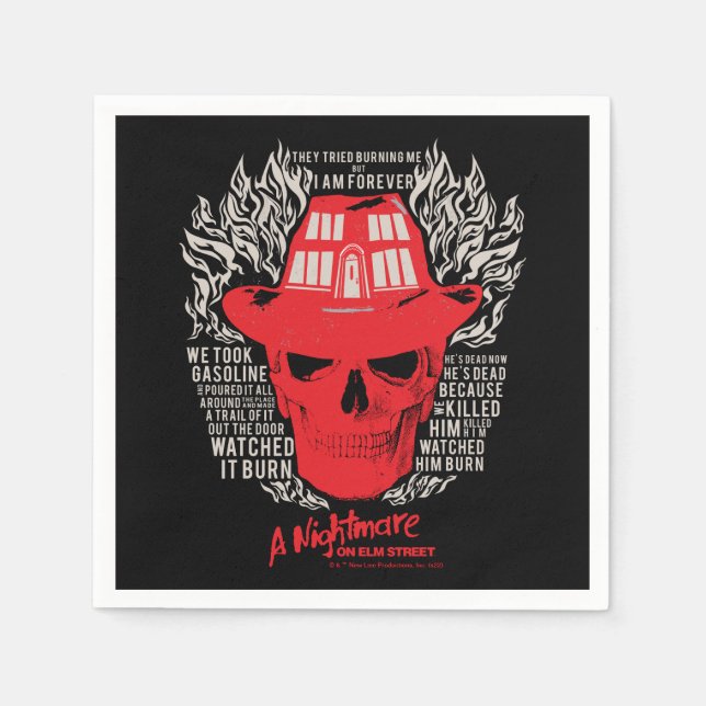 Guardanapo De Papel Tentaram Me Queimar. (Frente)