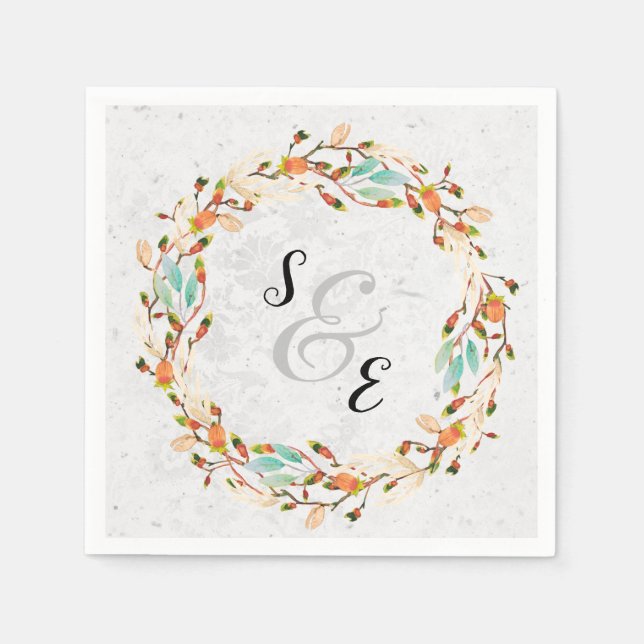 Guardanapo De Papel Terra Elegante para todas as ocasiões (Frente)