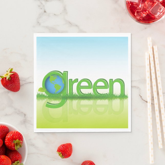 Guardanapo De Papel Terra Verde Mundo (Criador carregado)