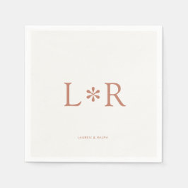 Guardanapo De Papel Terracotta & Ivory | Stylish Modern