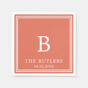 Guardanapo De Papel Terracotta Personalizou Cocktail Napkins