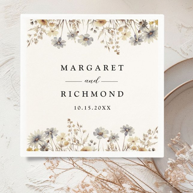 Guardanapo De Papel Terracotta Wildflower Wedkin (Criador carregado)