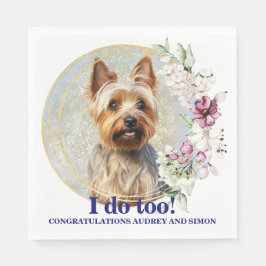 Guardanapo De Papel Terrier Wedding Napkins Com Cães Foto