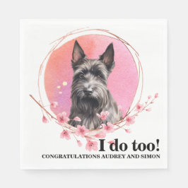 Guardanapo De Papel Terrier Wedding Napkins Com Cães Foto