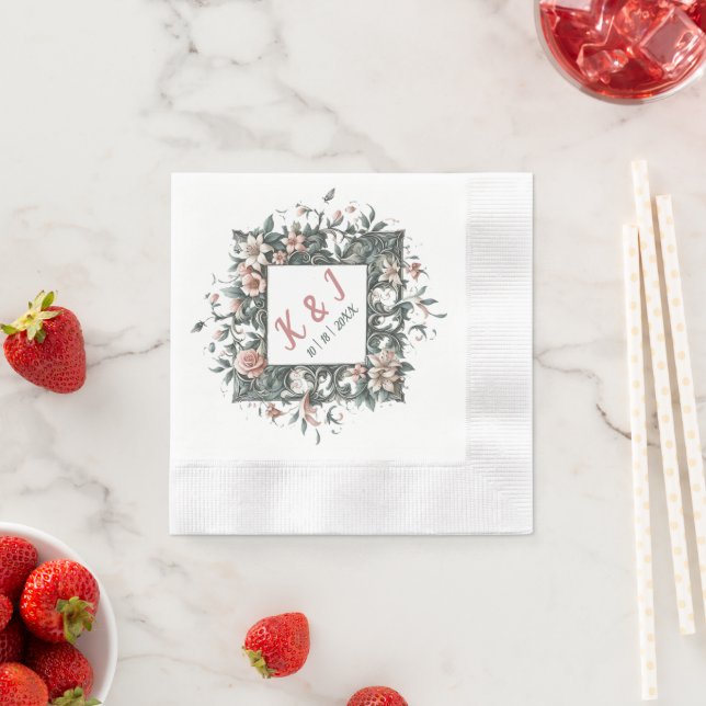 Guardanapo De Papel Terthy Floral Vine (Insitu)