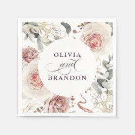 Guardanapo De Papel Terthy Shade Flowers Elegante Boho Casamento