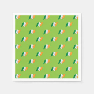 Guardanapo De Papel Teste padrão irlandês da bandeira