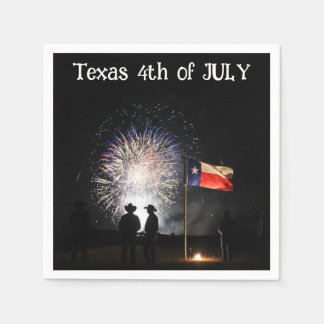 Guardanapo De Papel Texas 4th of July Paper Party Napkins